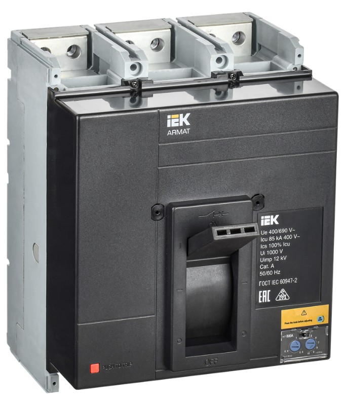 Автоматический выключатель в литом корпусе IEK AR-MCCB-3N-085-1250A-ATUC
