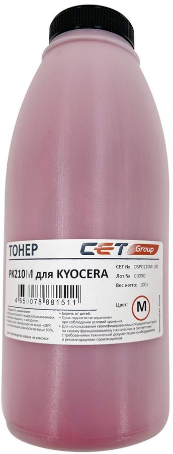 Тонер-картридж CET OSP0210M-100 Пурпурный