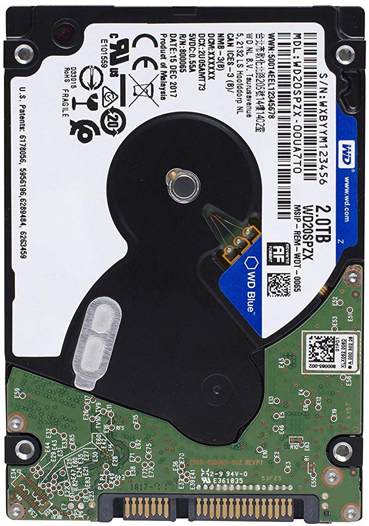 Жесткий диск 2TB SATA 6Gb/s Western Digital WD20SPZX