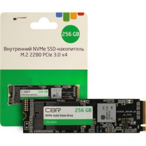 SSD накопитель 256 ГБ CBR SSD-256GB-M.2-LT22, PCIe 3.0 x4, [SSD-256GB-M.2-LT22]