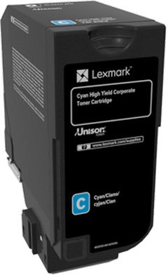 Тонер-картридж Lexmark 74C5HCE Голубой