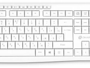 Механическая клавиатура Oklick K225W белый, Радиоканал, Белый [Oklick 1875235]