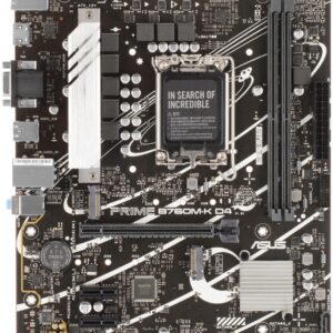 Материнская плата ASUS PRIME B760M-K D4, LGA1700, Intel B760, mATX