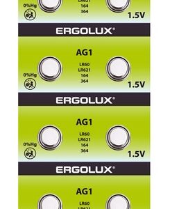 Батарейка ERGOLUX AG1-BP10