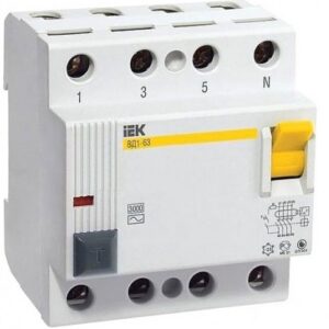 Выключатель дифференциального тока (ВДТ, УЗО) IEK MDV10-4-032-100