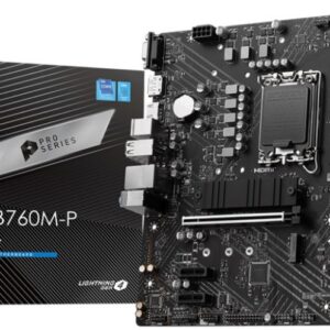 Материнская плата MSI PRO B760M-P DDR4, LGA1700, Intel B760, mATX