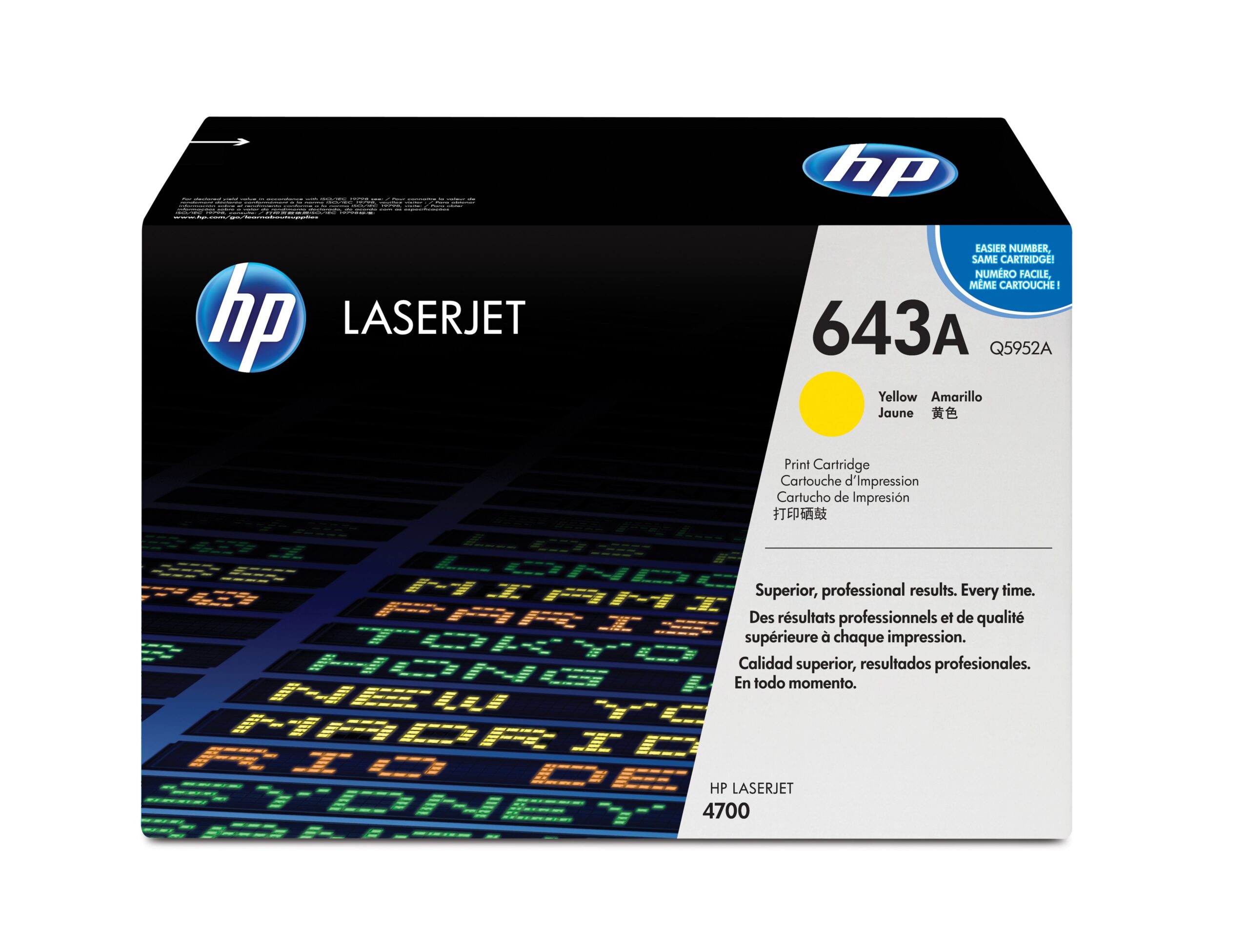 Тонер-картридж HP 643A Желтый