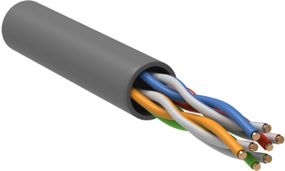 Кабель витая пара U/UTP 5 кат. 4 пары GENERICA BC1-C5E04-111-305-TL-R-G