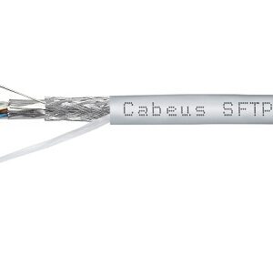 Кабель витая пара S/FTP 5e кат. 4 пары Cabeus SFTP-4P-Cat.5e-PATCH-GY