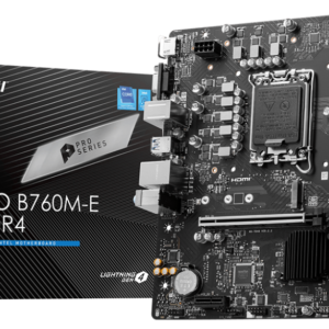 Материнская плата MSI PRO B760M-E DDR4, LGA1700, Intel B760, mATX
