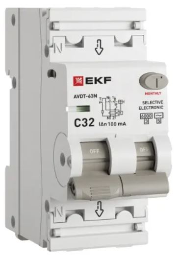 Автомат дифференциальный EKF D63N26ES32C100