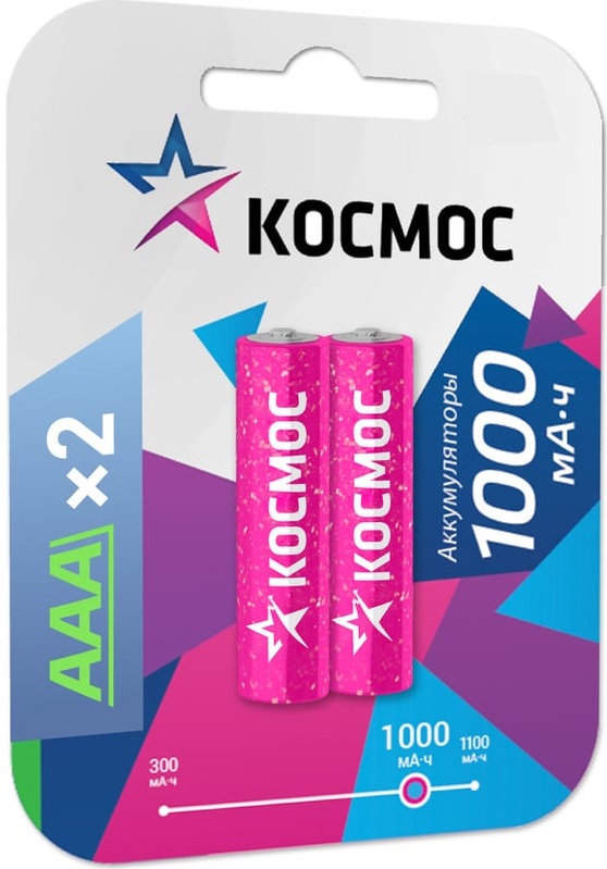 Аккумулятор Космос KOCR03NIMH(1000MAH)