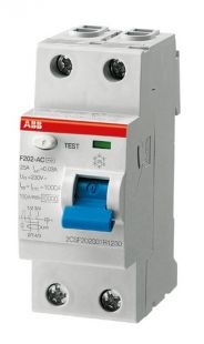 Выключатель дифференциального тока (ВДТ, УЗО) ABB 2CSF202001R2630