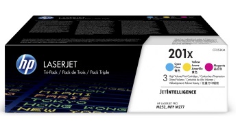 Тонер-картридж HP 201X Желтый, Пурпурный, Голубой