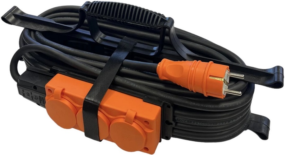 Удлинитель силовой iTOK i-CONNECT-COLOR-SUR-PVS-315-3-54-10-ORANGE