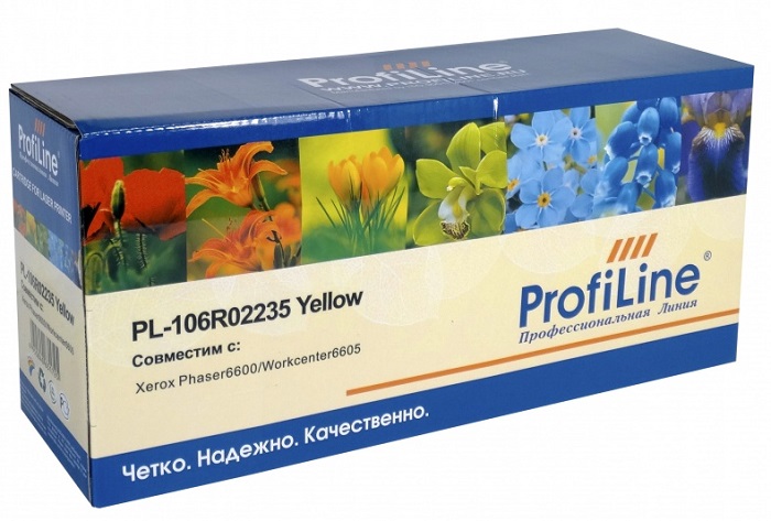Тонер-картридж ProfiLine PL_106R02235_Y Желтый