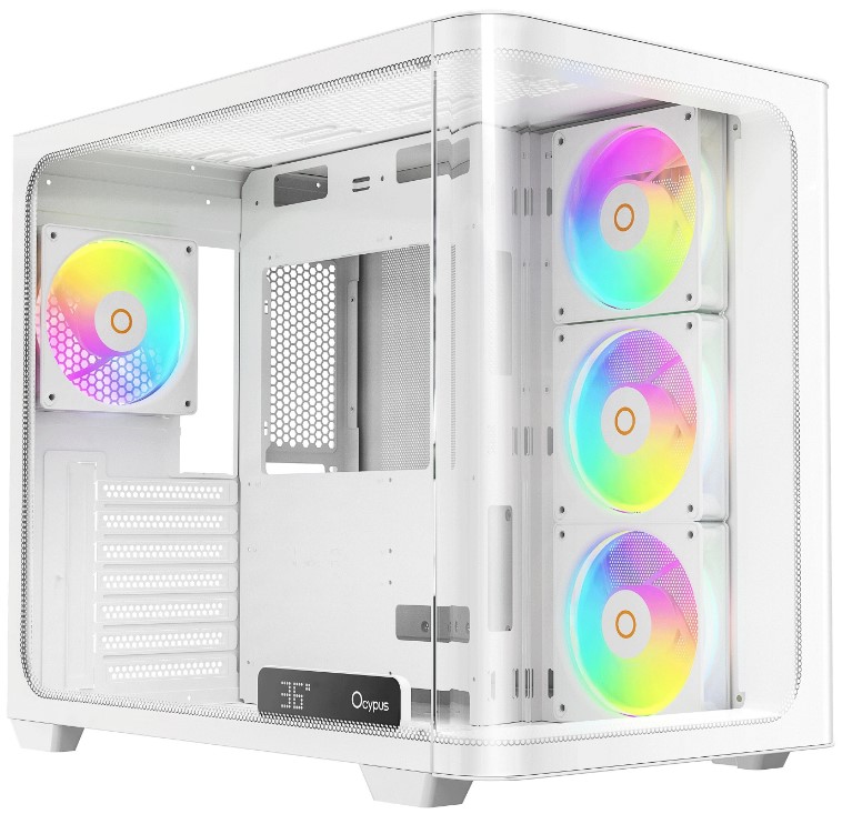 Корпус ATX Ocypus Iota C70 WH Curve ARGB Digital