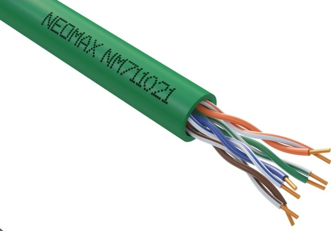 Кабель витая пара U/UTP 5e кат. 4 пары Neomax NM711021