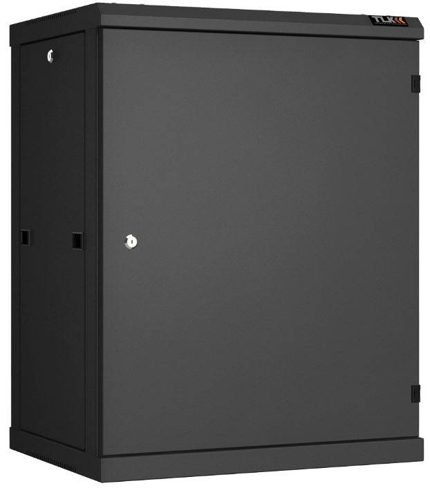 Шкаф настенный 19", 15U NikoMax TWC-156045-R-M-BK