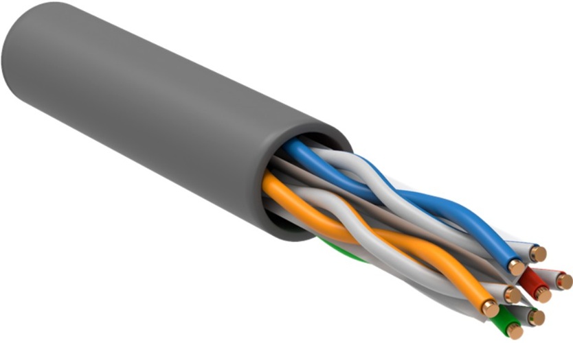 Кабель витая пара U/UTP 6 кат. 4 пары ITK LC1-C604-111-T-R