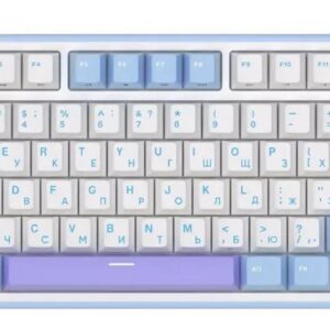 Механическая клавиатура Royal Kludge R75, USB, Бежевый, Голубой [6977576550656]