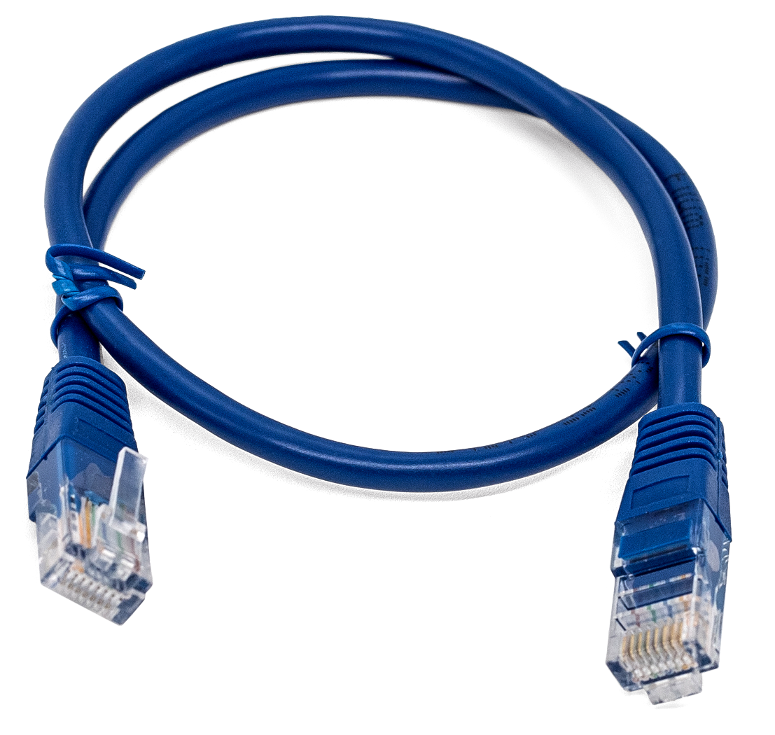 Кабель патч-корд U/UTP 5e кат. 0.5м Filum FL-U5-C-0.5M-BL