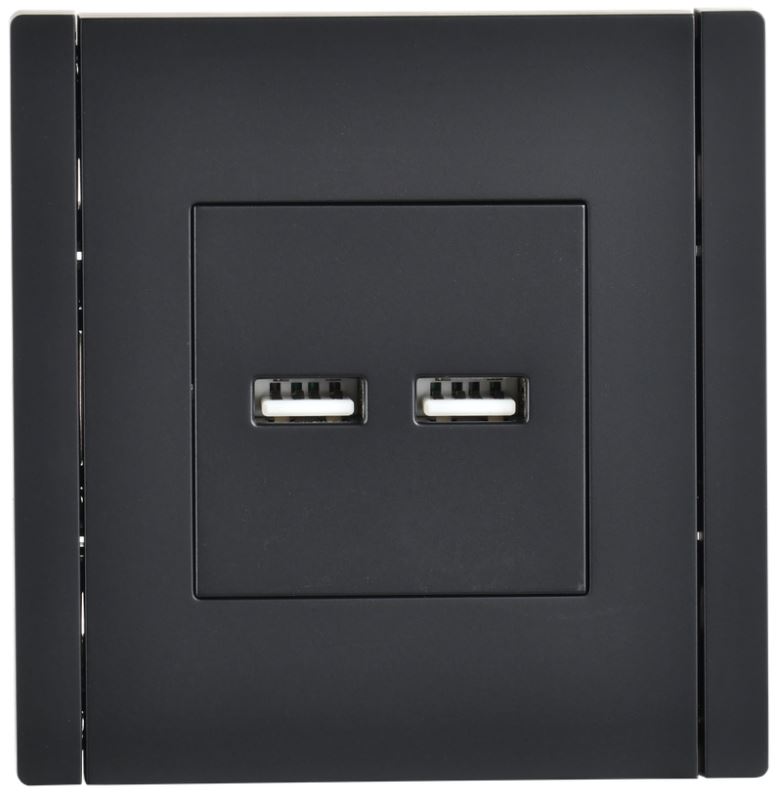 Розетка USB IEK FP-U21-D31-K02