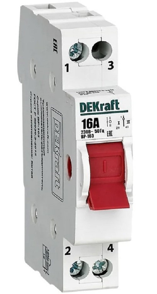 Выключатель-разъединитель DEKraft 17200DEK