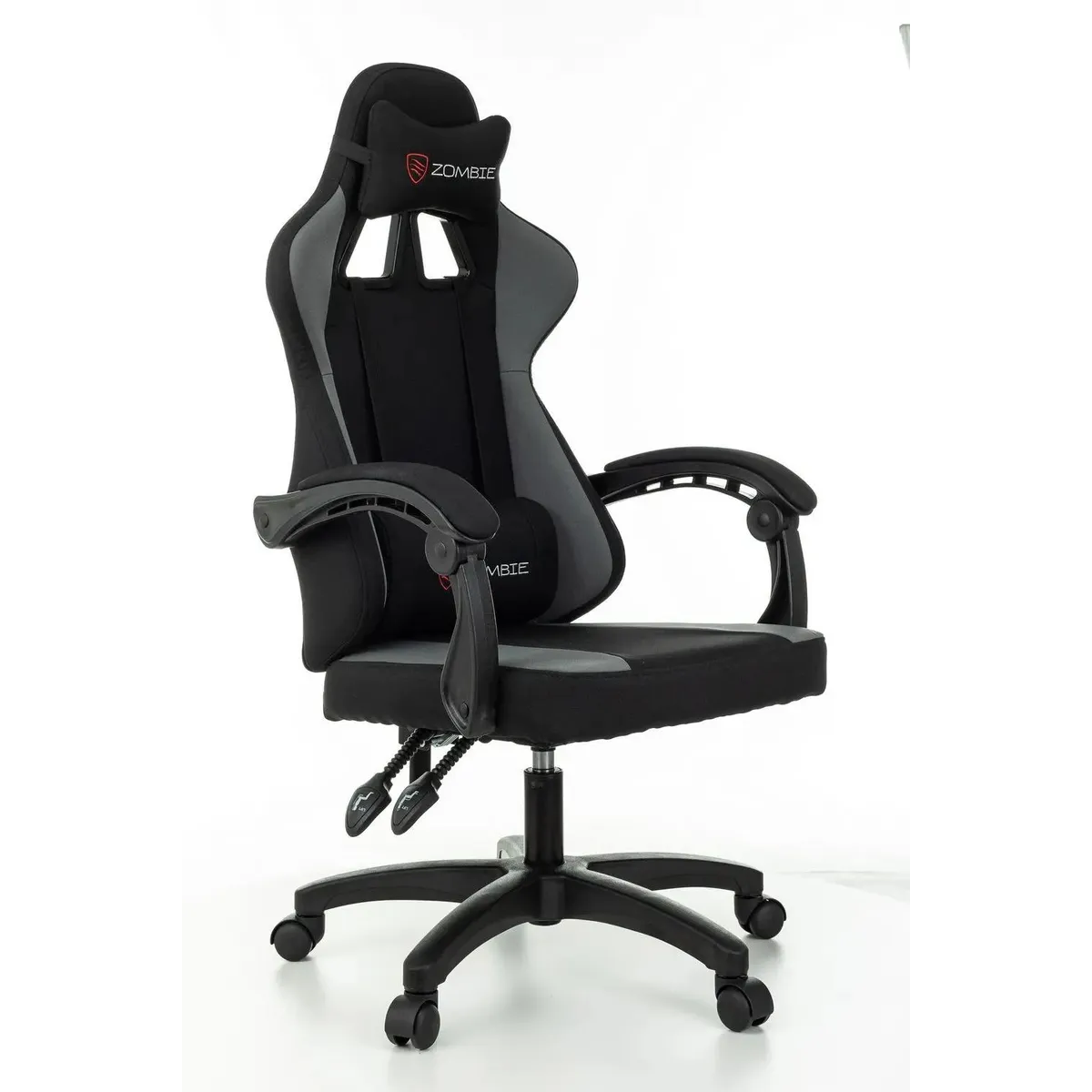 Игровое кресло Бюрократ Zombie Rudger Black/Grey