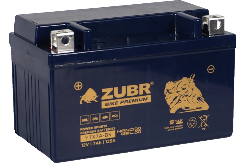 Батарея ZUBR YTX7A-BS (ZubrPrem)