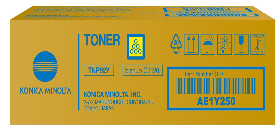 Тонер-картридж Konica Minolta TNP-92Y Желтый