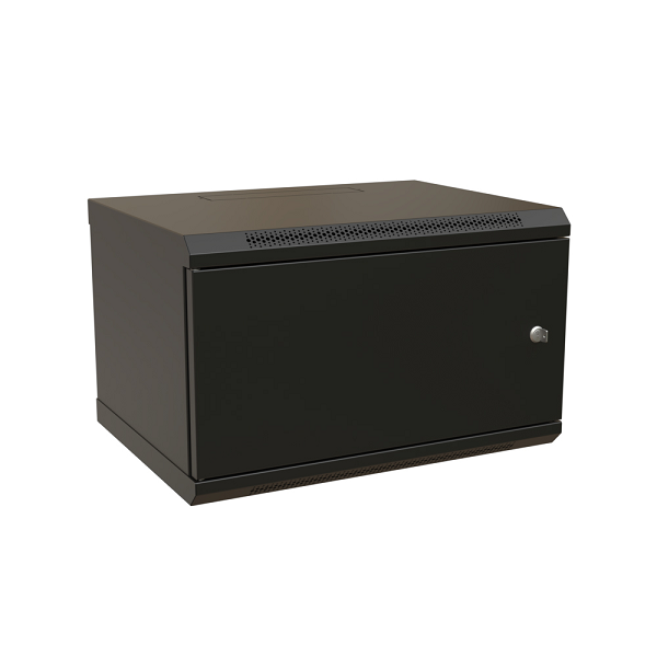 Шкаф настенный 19", 6U WRLine WR-TW-0666-SR-RAL9004