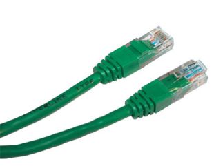 Кабель патч-корд U/UTP 5e кат. 10м Lanmaster LAN-45-45-10-GN