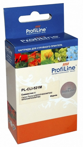 Тонер-картридж ProfiLine PL-CLI-521M-M Пурпурный