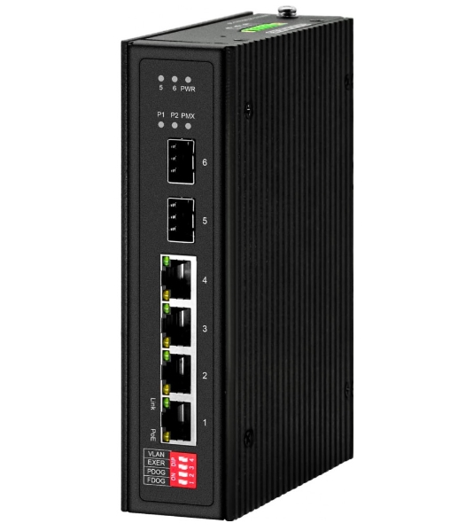 Коммутатор PoE NST NS-SW-4G2G-2SP/I