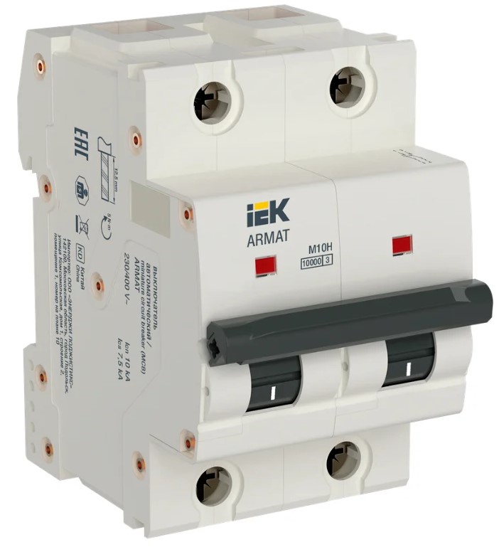 Автоматический выключатель IEK AR-M10H-2-D080