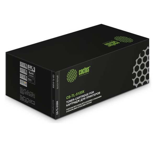 Тонер-картридж Cactus CS-TL-5120X Черный