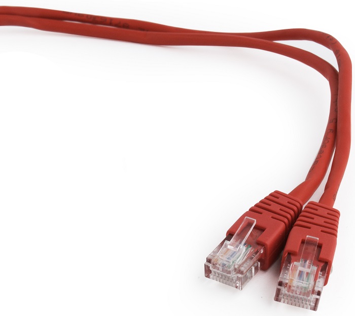 Кабель патч-корд U/UTP 5e кат. 1м Cablexpert PP12-1M/R