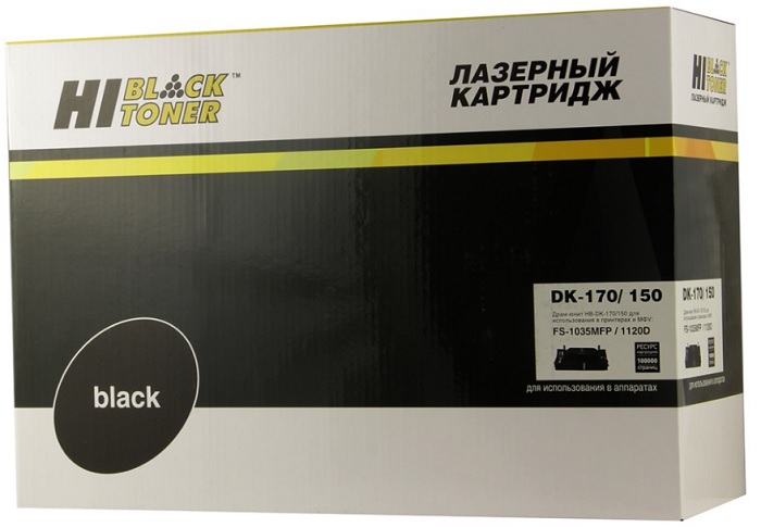 Тонер-картридж Hi-Black HB-DK-170/150 Черный