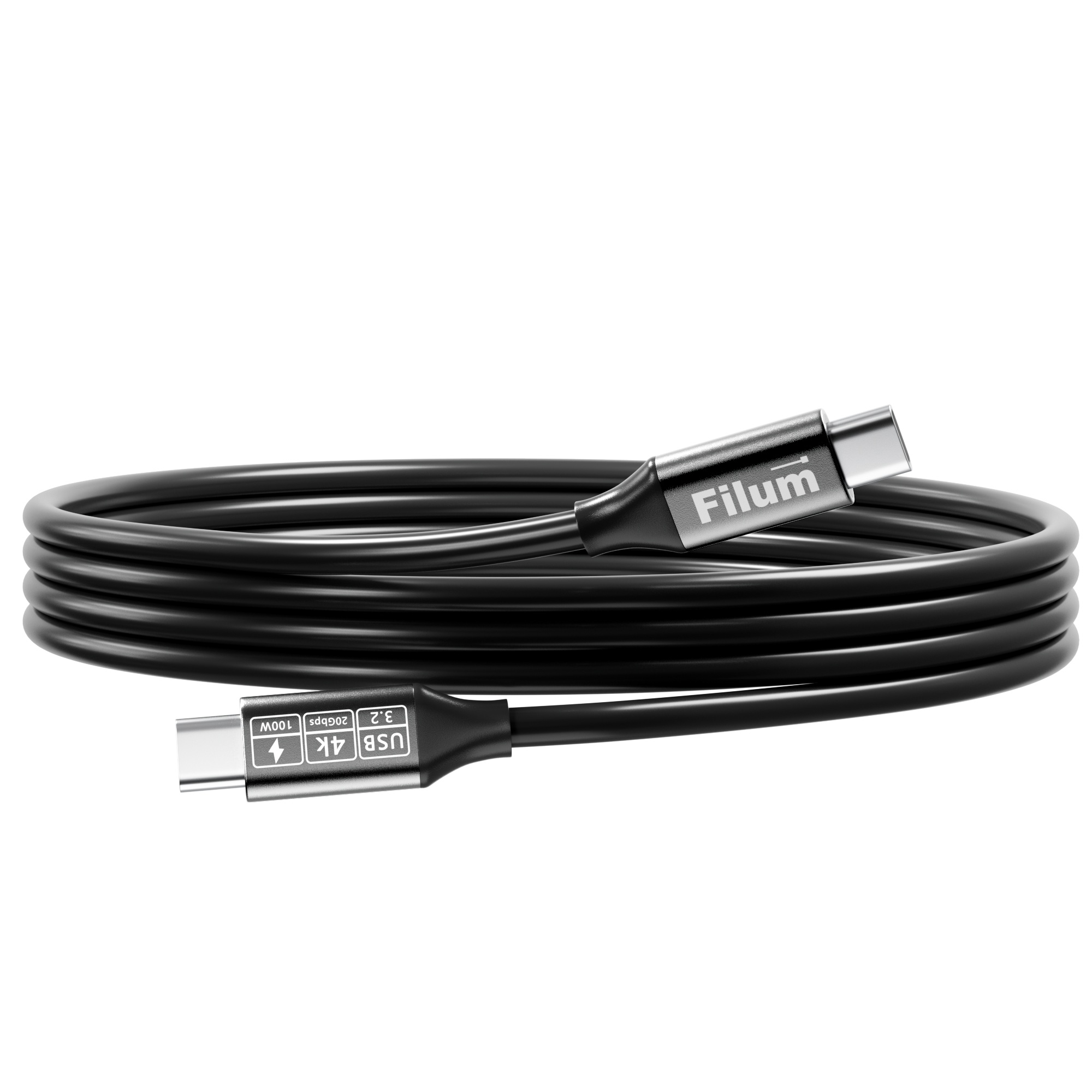Кабель USB Filum FL-USB-10G100W-CM/CM-1M