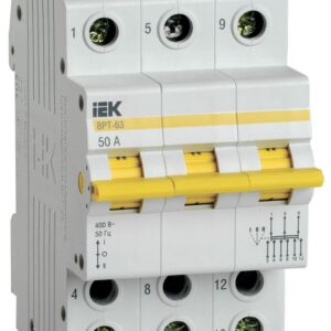 Выключатель-разъединитель трехпозиционный IEK MPR10-3-050