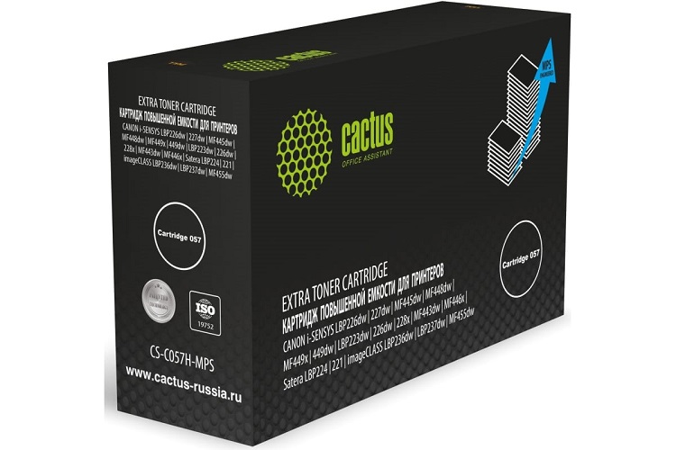 Тонер-картридж Cactus CS-C057H-MPS Черный