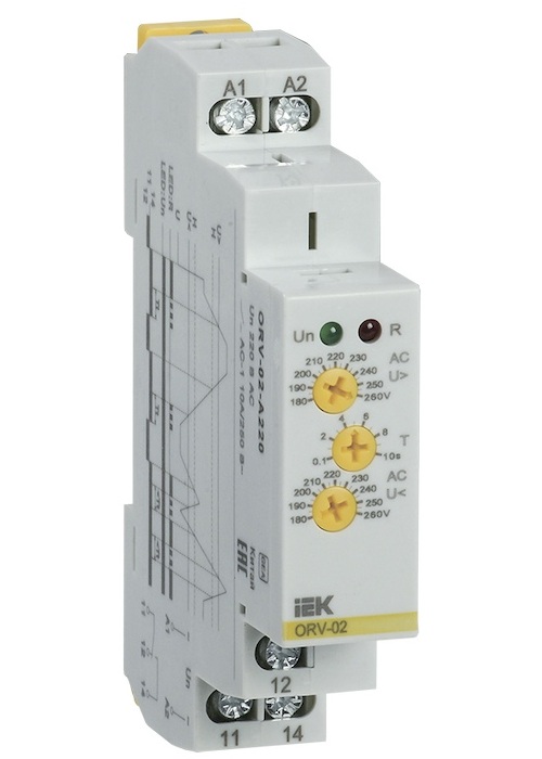 Реле напряжения IEK ORV-02-A220