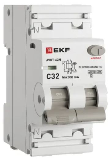 Автомат дифференциальный EKF D63N26MA32C300