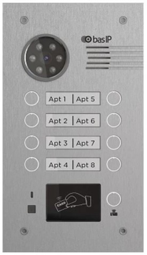 Вызывная панель BAS-IP BA-08MD Silver
