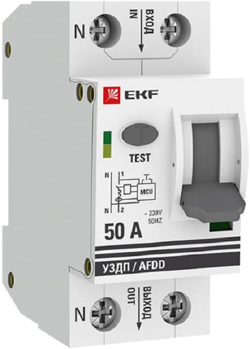Устройство защиты от дугового пробоя EKF afdd-2-50C-pro