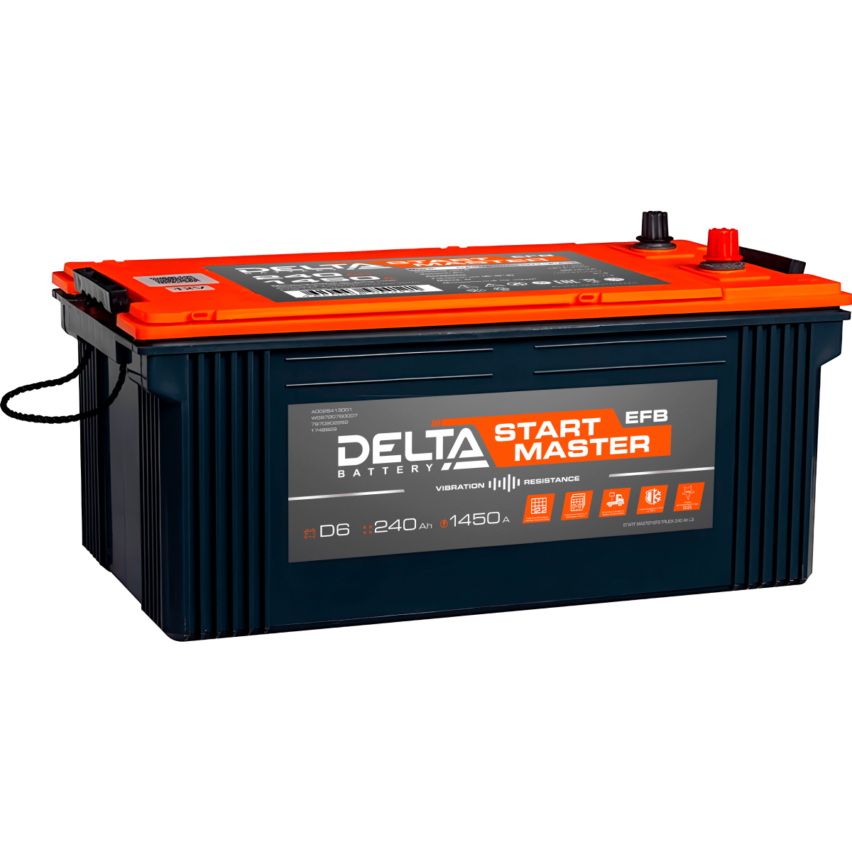 Аккумуляторная батарея Delta START MASTER EFB TRUCK 240 L3
