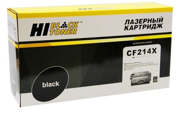 Тонер-картридж Hi-Black HB-CF214X Черный