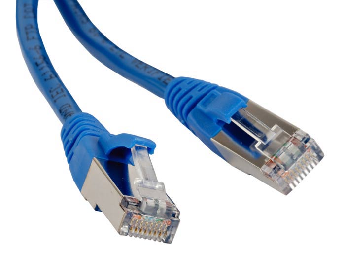 Кабель патч-корд F/UTP 5e кат. 1.5м Lanmaster LAN-PC45/S5E-1.5-BL