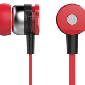 Проводные наушники Oklick HP-S-210, Проводной, Внутриканальные, Красный, [374405]